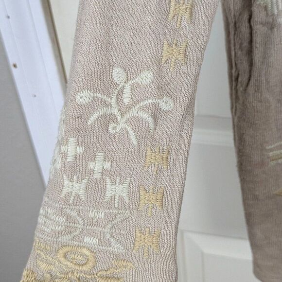 Johnny Was | Embroidered Floral Long Sleeve Sweater Size Extra Small - Picture 7 of 11